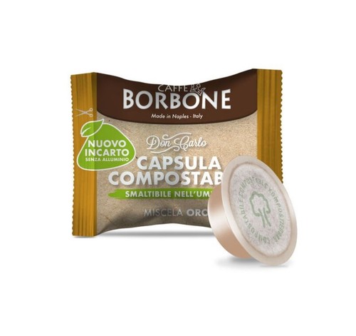 100 capsule cialde borbone don - capsule,